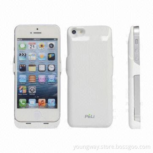Power Bank Cases with 2,200mAh Rechargeable Lithium-ion Battery Pack